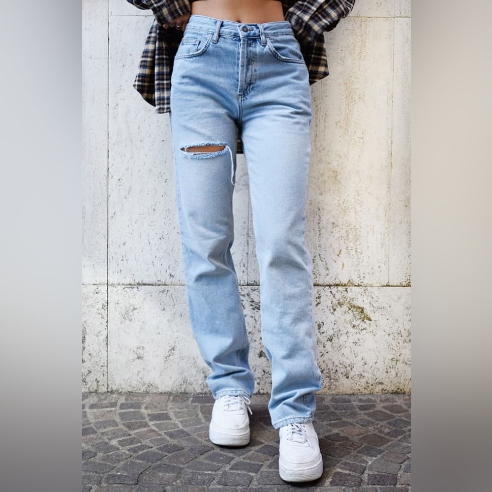 Subdued RIPPED MOM Straight Leg JEANS 28 - Picture 13 of 13